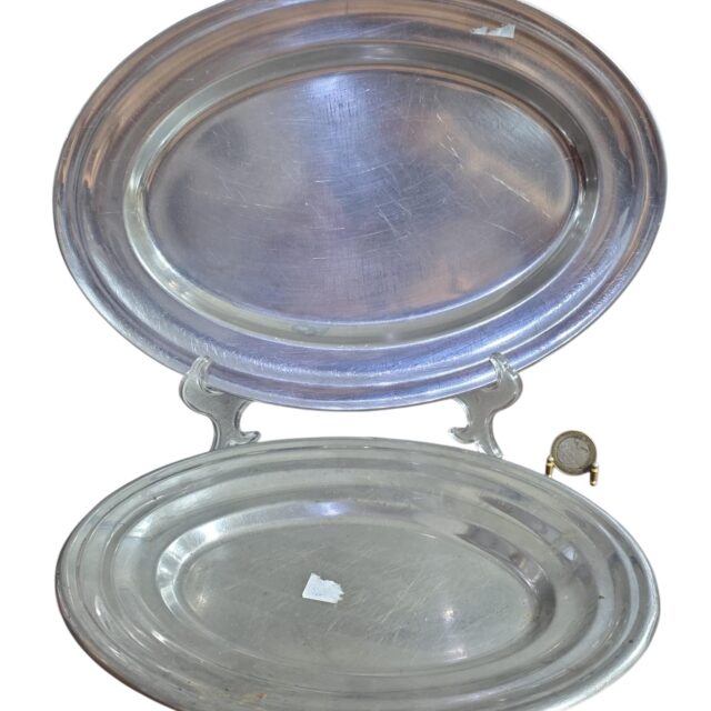 Par de bandejas inox